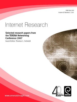cover image of Internet Research, Volume 17, Issue 5
